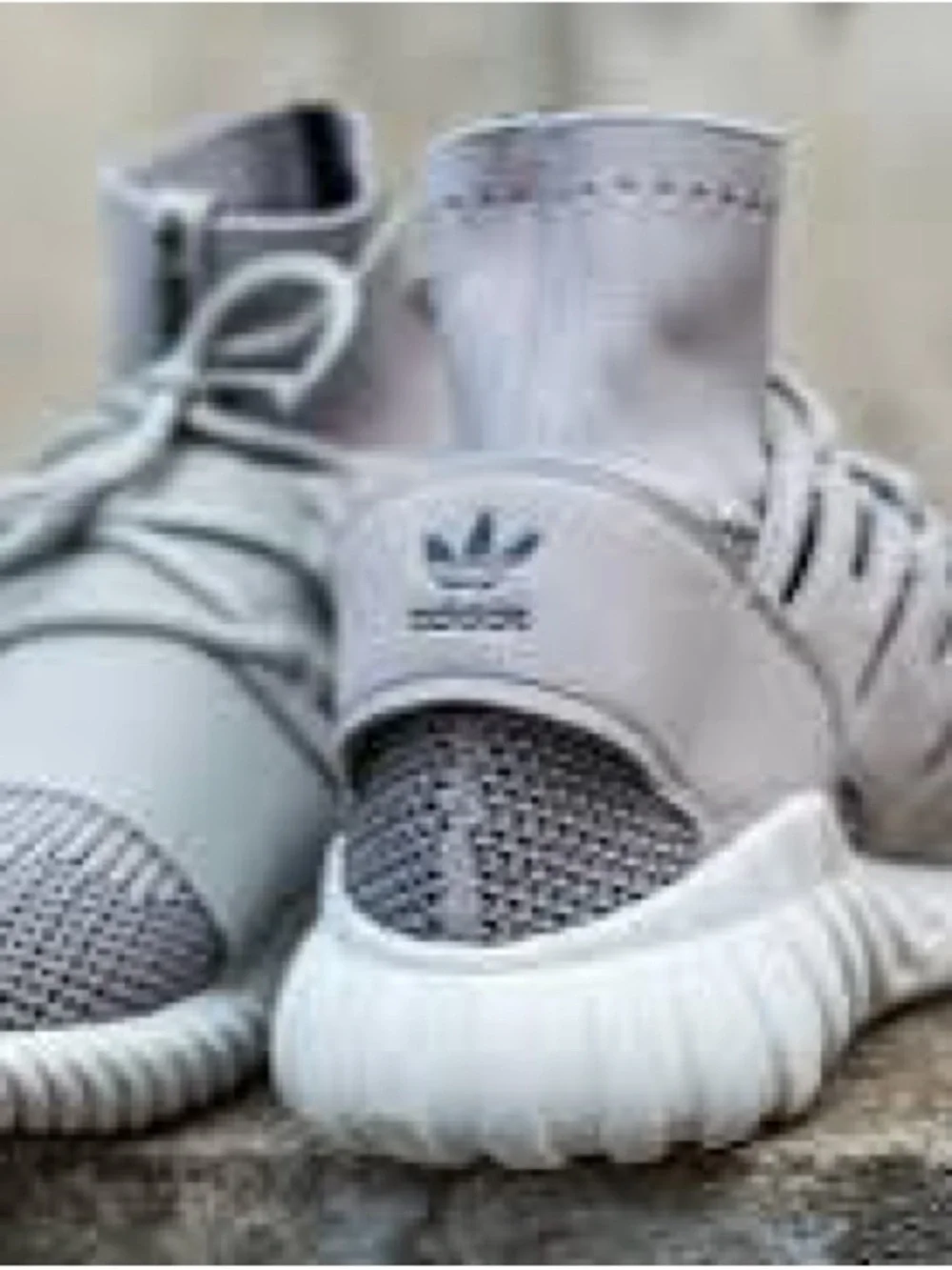 adidas Originals Tubular Doom Winter Grey Primeknit Sock Trainers Size 5.0